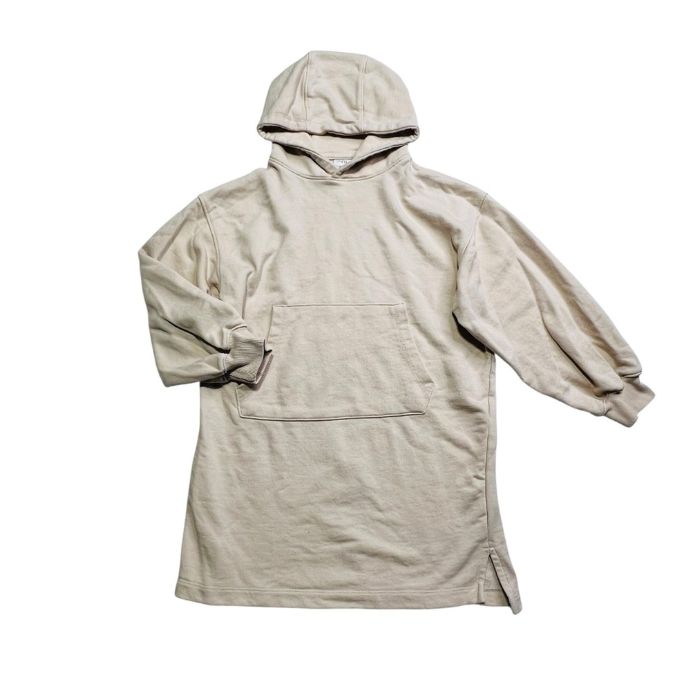 Zara Cream Kids Longline Hoodie Dress Girls 10 Y
